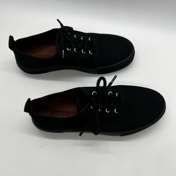 Moussy Classic Black Women's Canvas Sneakers Size 6 - Picture 8 of 15